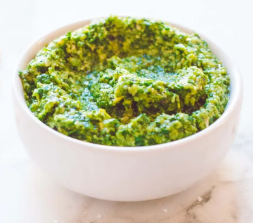 Veldsla pesto