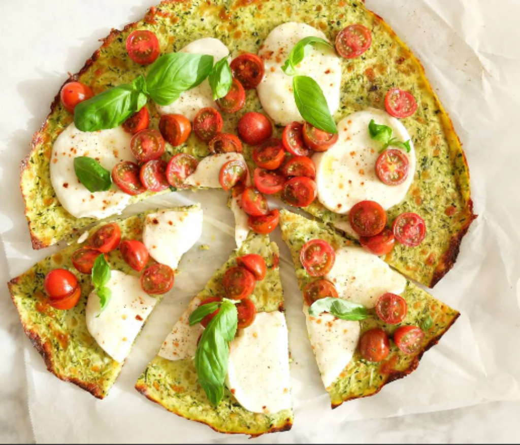 Courgette pizzabodem