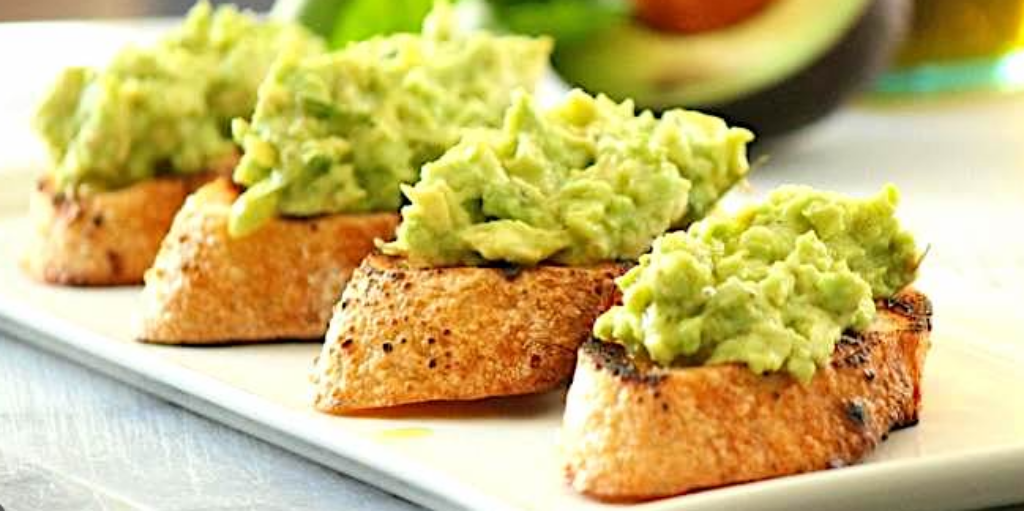 Avocado bruschetta