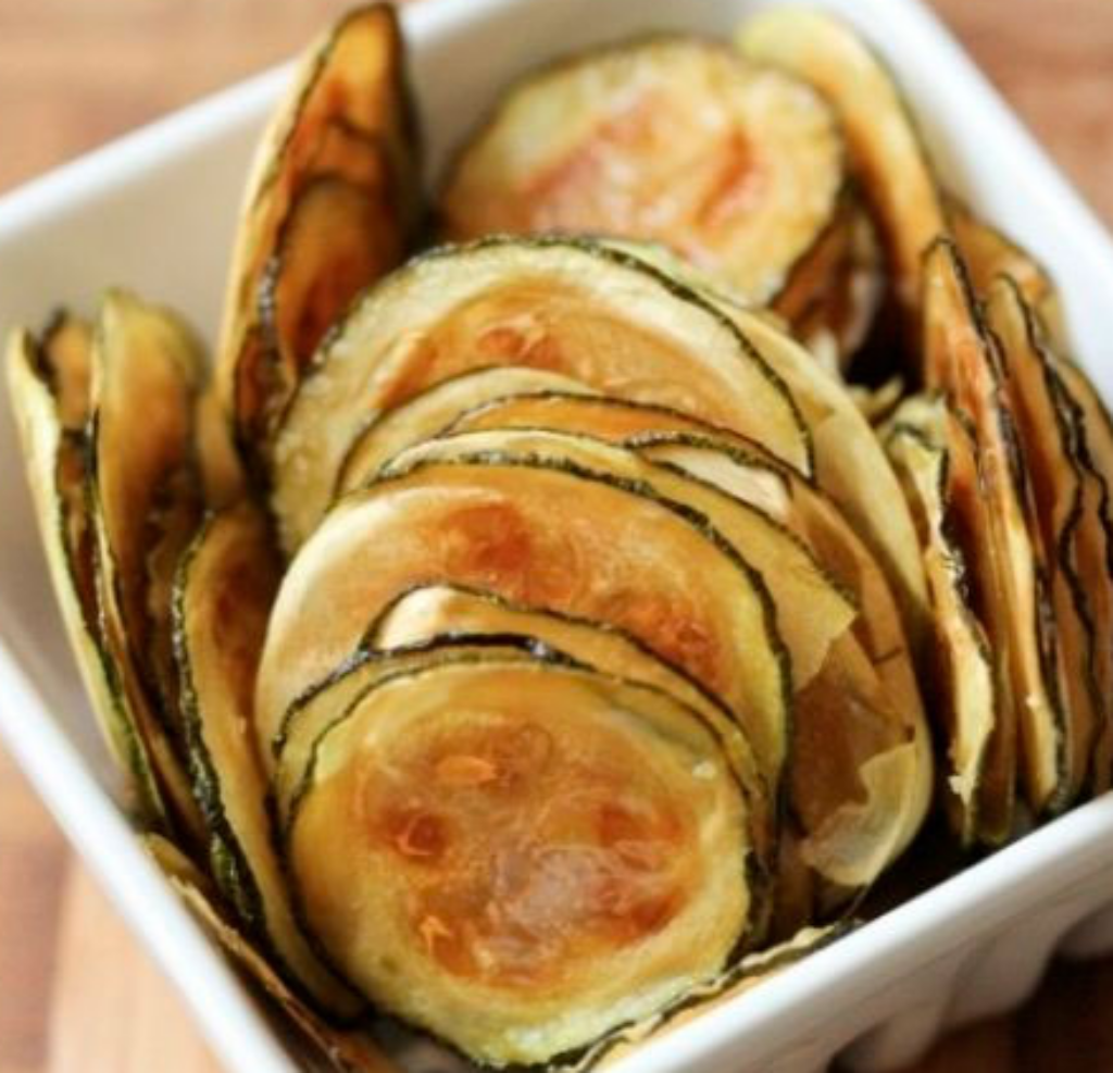 Courgette chips